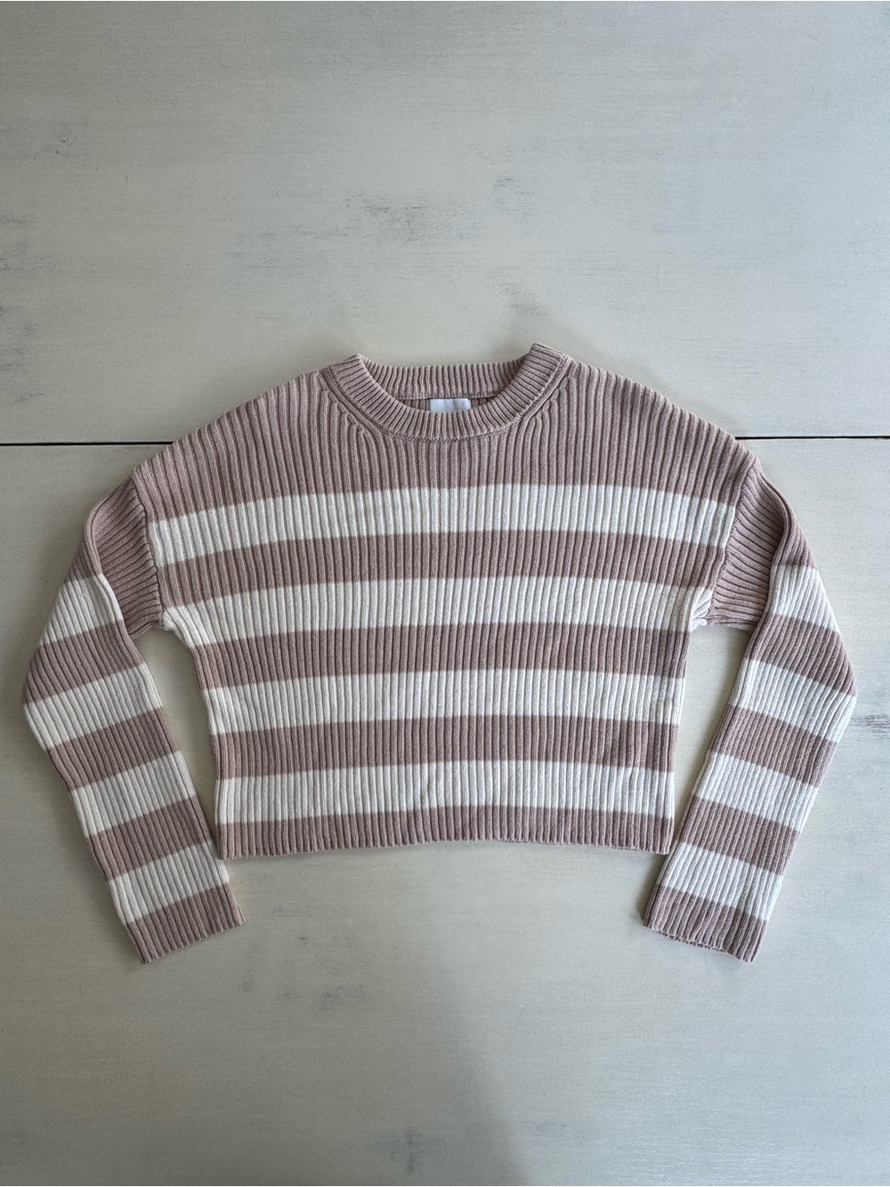 Pink Rose Knit Sweater